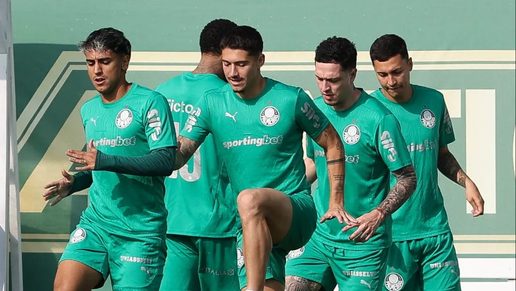Verdão em treino na Academia de Futebol – Foto: Flickr Oficial Sociedade Esportiva Palmeiras – Cesar Greco