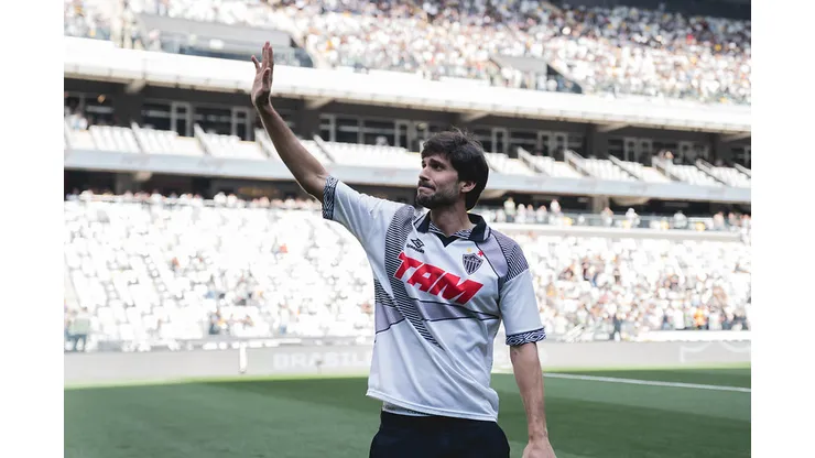 Zagueiro se despediu do Galo rumo ao Fluminense (Foto: Pedro Souza / Atlético)