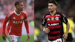 Alan Patrick e Arrascaeta estão confirmados para o duelo entre Inter x Flamengo - Fotos: Maxi Franzoi/AGIF e Jorge Rodrigues/AGIF