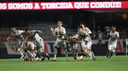 Elenco do SPFC após a classificação nos pênaltis