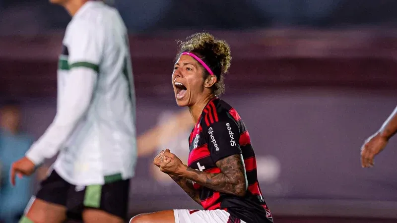 Cristiane em campo pelo Flamengo