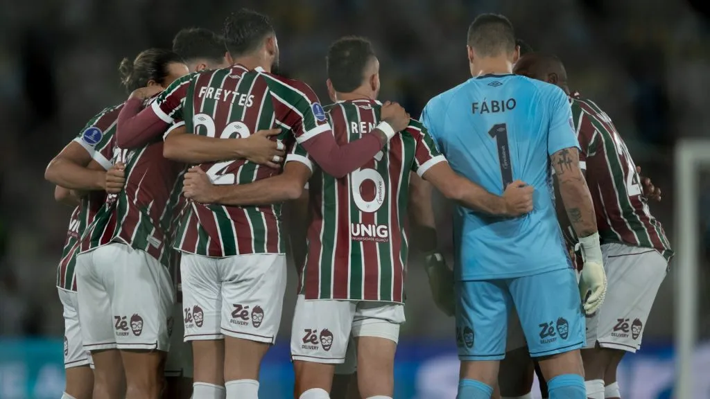Jogadores do Fluminense - Foto: Jorge Rodrigues/AGIF.