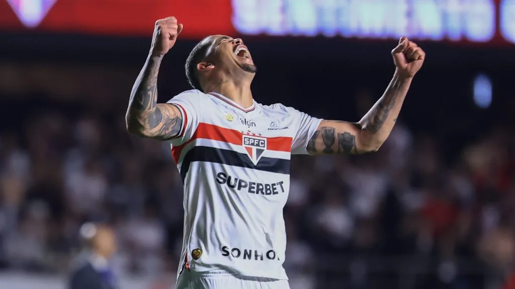 Luciano, jogador do São Paulo. Foto: Marcello Zambrana/AGIF.