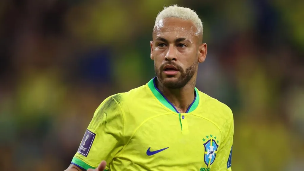Neymar em campo pela Seleção Brasileira. (Photo by Alex Grimm/Getty Images)