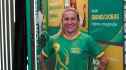 Cacau participará da Caravana. Foto: Divulgação/Caravana do Futebol Feminino/Petrobras