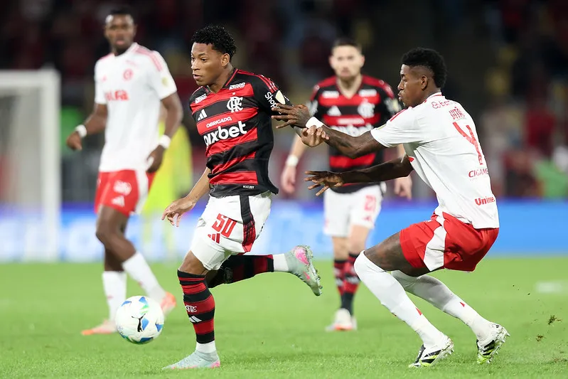 Flamengo venceu o Internacional na ida das oitavas de final da Libertadores. Foto: Gilvan de Souza/Flamengo