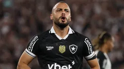 Arthur Cabral, atacante do Botafogo em partida pelo campeonato brasileiro
