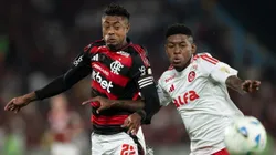 Internacional perdeu para o Flamengo na ida das oitavas da Libertadores. Foto: Jorge Rodrigues/AGIF