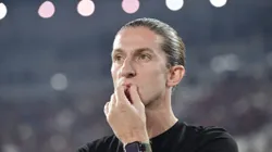 RJ - RIO DE JANEIRO - 31/07/2025 - COPA DO BRASIL 2025, FLAMENGO X ATLETICO-MG - Filipe Luis tecnico do Flamengo durante partida contra o Atletico-MG no estadio Maracana pelo campeonato Copa Do Brasil 2025. Foto: Thiago Ribeiro/AGIF