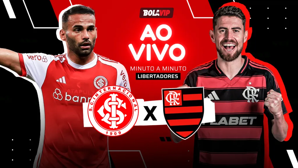 Internacional x Flamengo AO VIVO - Onde assistir jogo em tempo real pela Libertadores