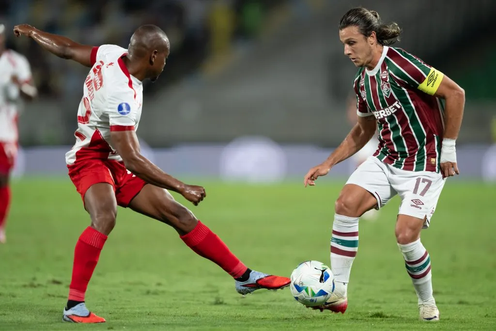 Canobbio em ação pelo Fluminense contra o América de Cali. Foto: Jorge Rodrigues/AGIF