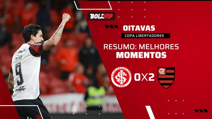 Flamengo vence novamente o Internacional e se classifica às quartas da Libertadores