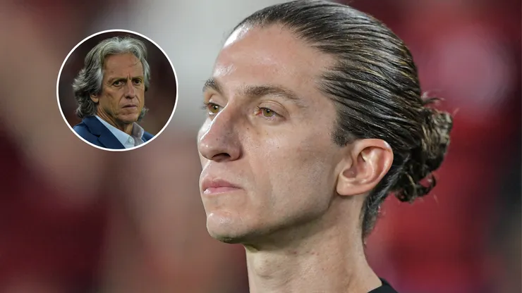 Filipe Luís foge de qualquer comparação com Jorge Jesus após classificação do Flamengo na Libertadores. FotoxFoto: AGIF