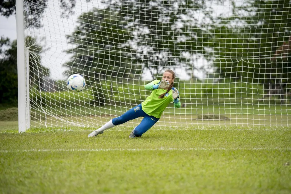 Goleira Sub-17. Foto: Nelson Terme/CBF