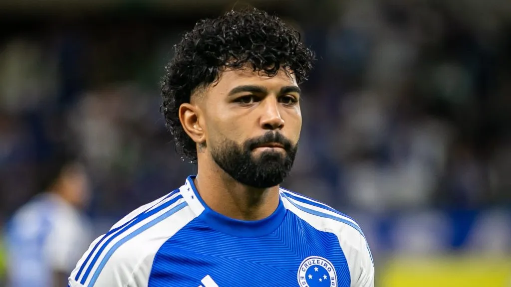 Gabigol em partida pelo Cruzeiro. Foto: Fernando Moreno/AGIF