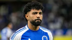 Gabigol em partida pelo Cruzeiro. Foto: Fernando Moreno/AGIF