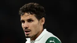 RJ - RIO DE JANEIRO - 23/07/2025 - BRASILEIRO A 2025, FLUMINENSE X PALMEIRAS - Raphael Veiga jogador do Palmeiras durante partida contra o Fluminense no estadio Maracana pelo campeonato Brasileiro A 2025.