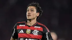 RJ - RIO DE JANEIRO - 27/07/2025 - BRASILEIRO A 2025, FLAMENGO X ATLETICO-MG - Pedro jogador do Flamengo durante partida contra o Atletico-MG no estadio Maracana pelo campeonato Brasileiro A 2025.