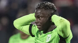 Marino Hinestroza em campo pelo Atlético Nacional.