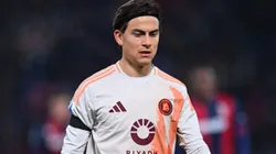 BOLOGNA, ITALY - JANUARY 12: Paulo Dybala of AS Roma during the Serie A match between Bologna and AS Roma at Stadio Renato Dall'Ara on January 12, 2025 in Bologna, Italy. (Photo by Alessandro Sabattini/Getty Images)