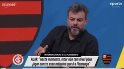 Eric Faria discordou de posição de Alessandro Barcellos sobre investimento de Flamengo e Inter - Foto: Reprodução/SporTV
