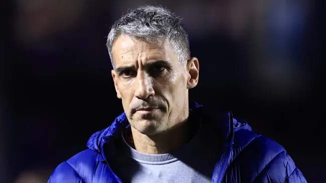 Juan Pablo Vojvoda tecnico do Fortaleza durante partida contra o Sao Paulo no estadio Morumbi pelo campeonato Brasileiro A 2025. Foto: Marcello Zambrana/AGIF