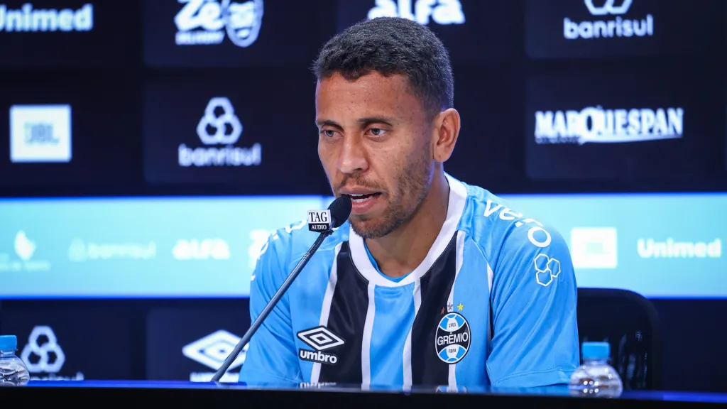 Apresentação Marcos Rocha no Grêmio 