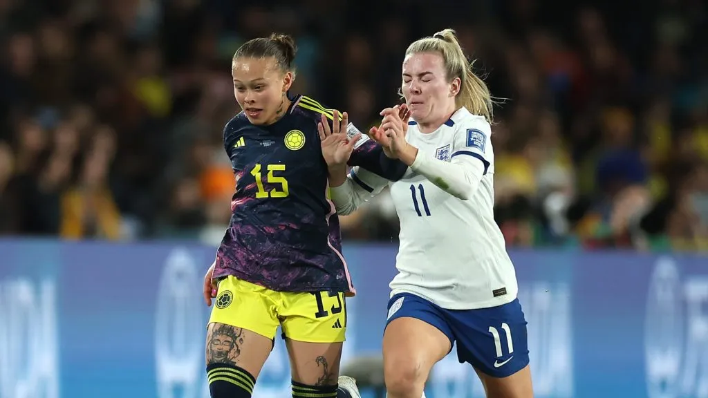 Ana Guzmán pela Seleção Colombiana. (Photo by Lars Baron/Getty Images)