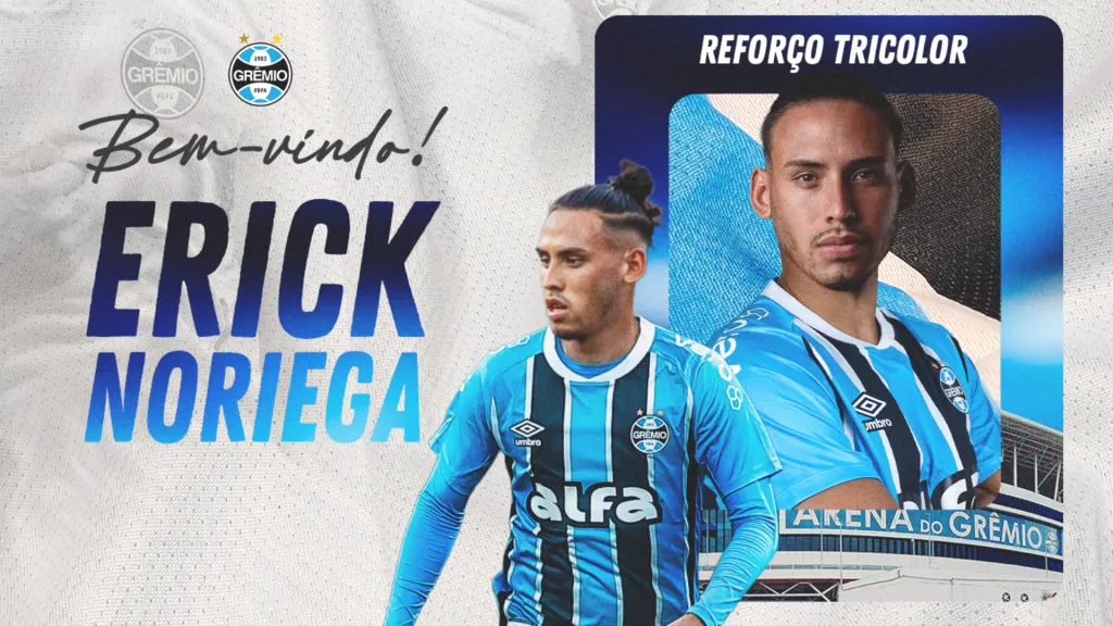 Erick Noriega, volante do Grêmio