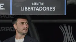 Davide Ancelotti tecnico do Botafogo durante partida contra o LDU. Foto: Thiago Ribeiro/AGIF