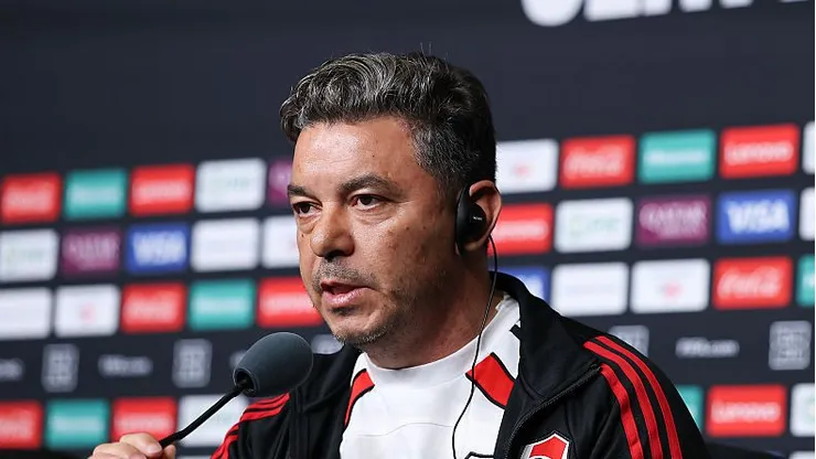 Gallardo projeta River Plate x Palmeiras pela Libertadores. Foto: Buda Mendes/Getty Images