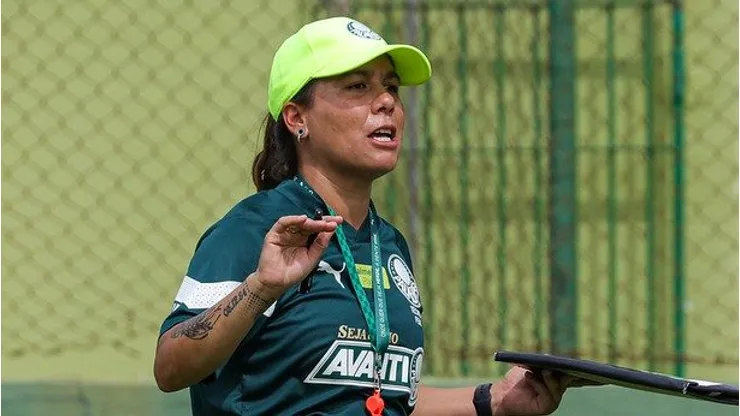 Técnica do Palmeiras. Foto: Paloma Cassiano/Palmeiras