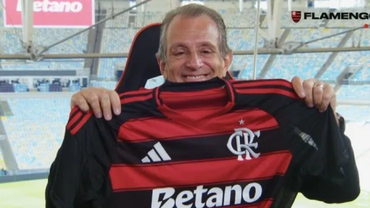 Flamengo fecha contrato histórico e ultrapassa R$ 444 milhões por ano em patrocínios de uniforme - Foto ReproduçãoFlamengo TV