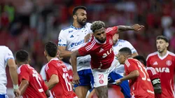 Internacional x Cruzeiro no primeiro turno do Brasileirão. Foto: Lucas Bubols/Cruzeiro