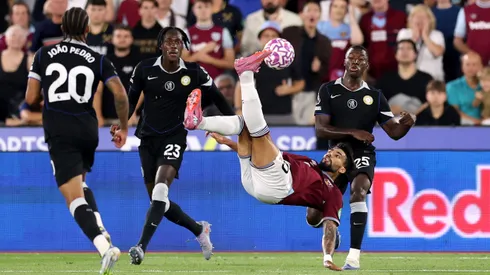 Lucas Paquetá, meia do West Ham contra o Chelsea - Foto: Julian Finney/Getty Images