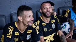Zé Ivaldo foi reintegrado e pode até aparecer entre os titulares do Santos contra o Flu. Foto: Raul Baretta/Santos FC