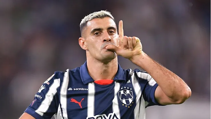 Germán Berterame, centroavante argentino do Montrrey, do México - Foto: Azael Rodriguez/Getty Images