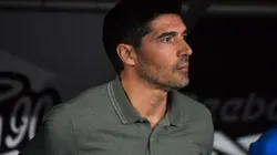 Abel Ferreira tecnico do Palmeiras durante partida contra o Botafogo no estadio Engenhao pelo campeonato Brasileiro A 2025. Foto: Thiago Ribeiro/AGIF