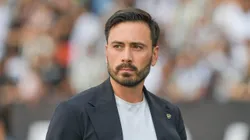 Davide Ancelotti tecnico do Botafogo durante partida contra o Cruzeiro no estadio Engenhao pelo campeonato Brasileiro A 2025. Foto: Thiago Ribeiro/AGIF