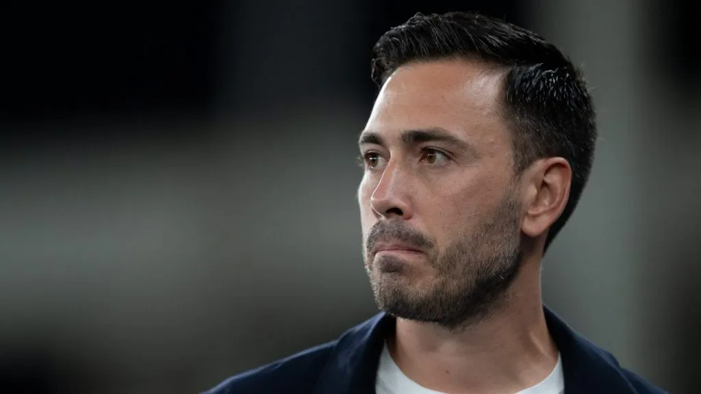 Davide Ancelotti é o técnico do Botafogo. Foto: Jorge Rodrigues/AGIF