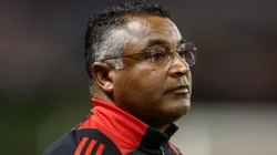 Roger Machado, técnico do Internacional em partida pela Copa Libertadores
