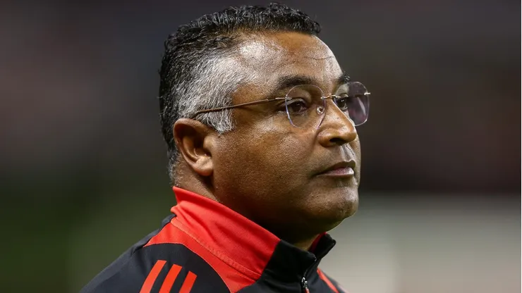Roger Machado, técnico do Internacional em partida pela Copa Libertadores
