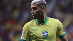 Andreas Pereira, jogador do Palmeiras, durante partida entre Brasil x Peru no estadio Mane Garrincha pelo campeonato Eliminatorias Copa Do Mundo 2026. Foto: Ettore Chiereguini/AGIF