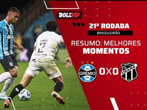 Em jogo morno, Grêmio e Ceará ficam no empate pelo Brasileirão
