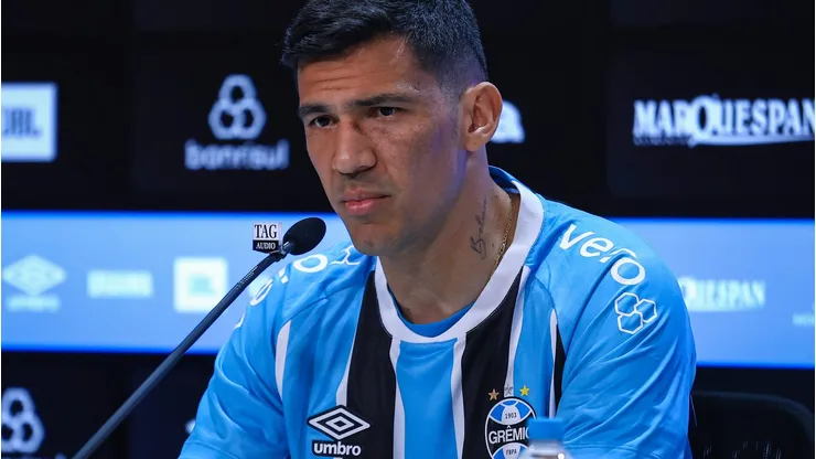 Balbuena durante sua apresentação no Grêmio. Foto: Lucas Uebel/Grêmio FBPA