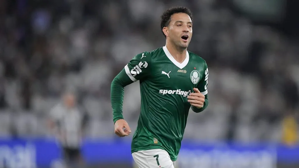 Felipe Anderson, jogador do Alviverde. Foto: Thiago Ribeiro/AGIF.