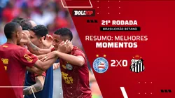 Com show de Everton Ribeiro, Bahia vence o Santos pelo Brasileirão Betano. Foto: Jhony Pinho/AGIF