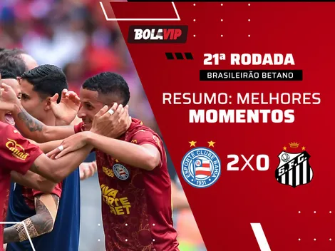 Com show de Everton Ribeiro, Bahia vence o Santos pelo Brasileirão Betano