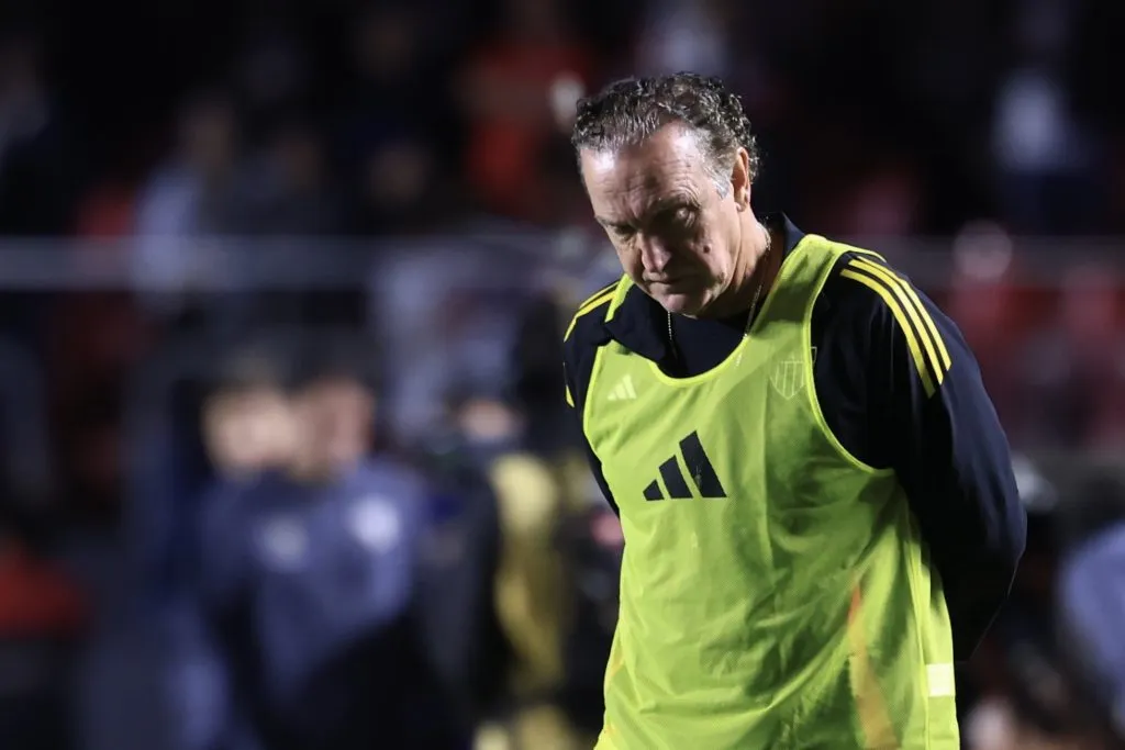 Cuca tecnico do Atletico-MG durante partida contra o Sao Paulo – Foto: Marcello Zambrana/AGIF