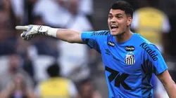 Gabriel Brazão teve atuação abaixo do esperado em Bahia x Santos - Foto: Ettore Chiereguini/AGIF